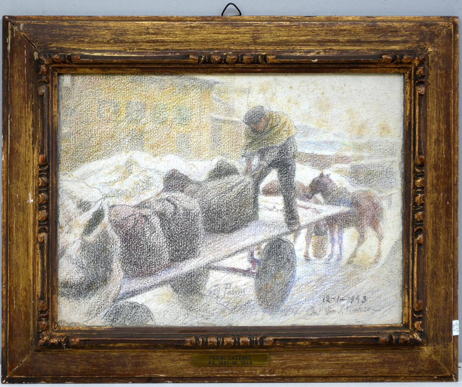 Sul Naviglio in via S. Marco, 1943